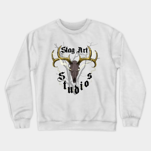 Stag Art Studios logo (original) Crewneck Sweatshirt by StagArtStudios